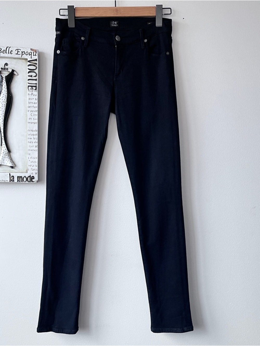 Y2K Citizens Of Humanity Avedon Slick  Women's Skinny Leg Jegging Black Size 29